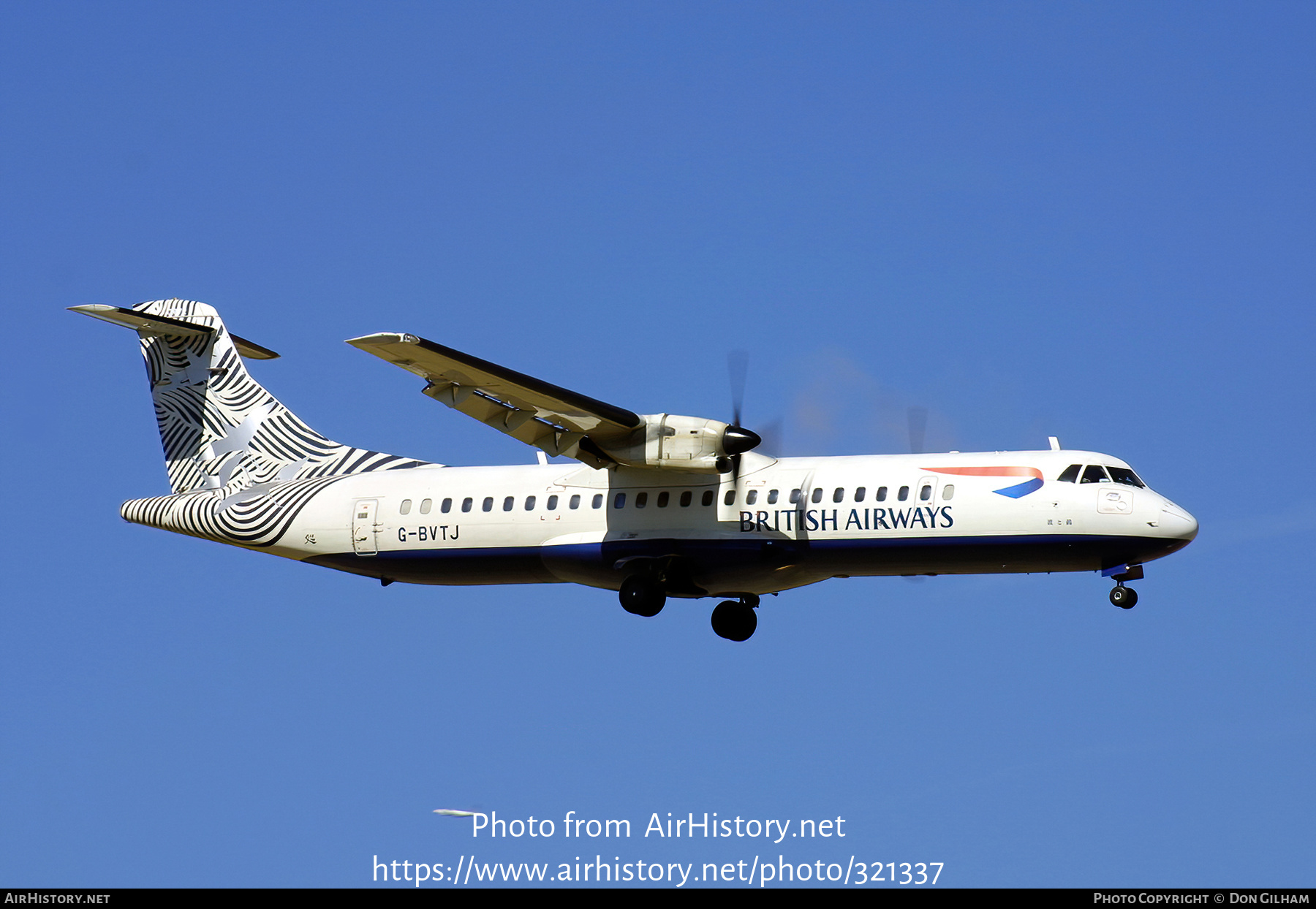 Aircraft Photo of G-BVTJ | ATR ATR-72-202 | British Airways | AirHistory.net #321337