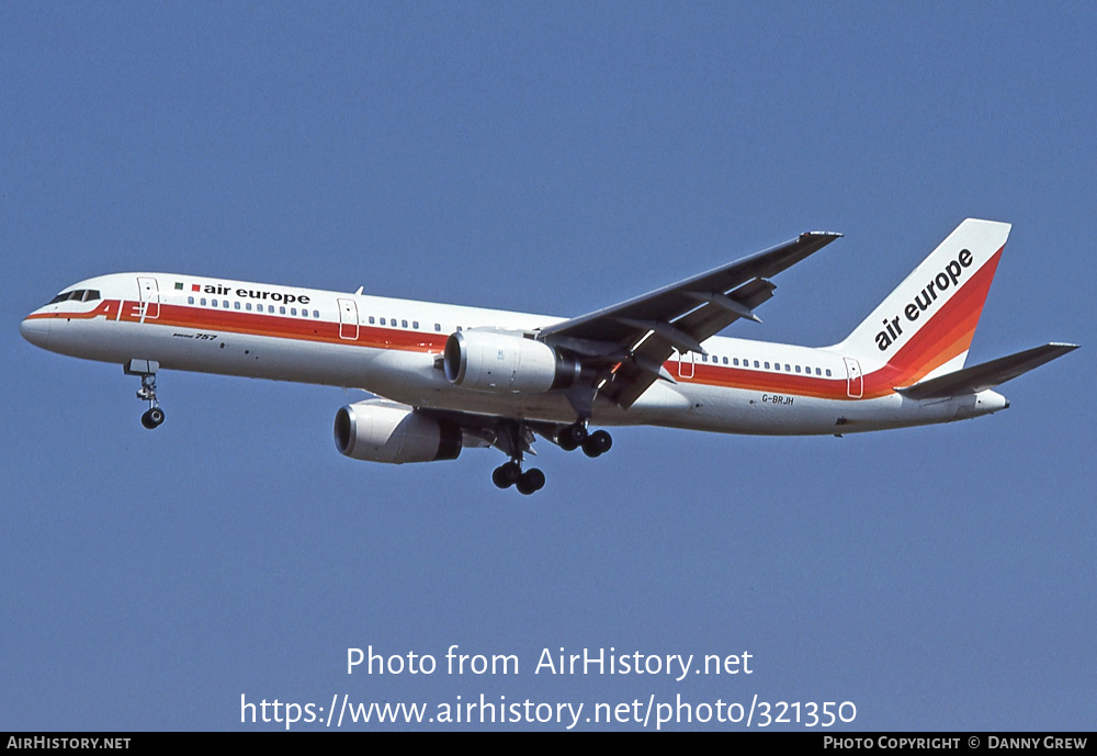 Aircraft Photo of G-BRJH | Boeing 757-236 | Air Europe | AirHistory.net #321350