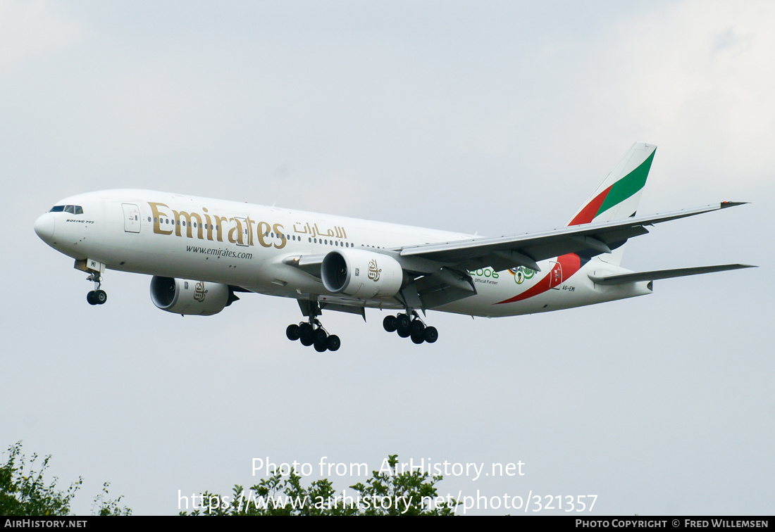 Aircraft Photo of A6-EMI | Boeing 777-21H/ER | Emirates | AirHistory.net #321357