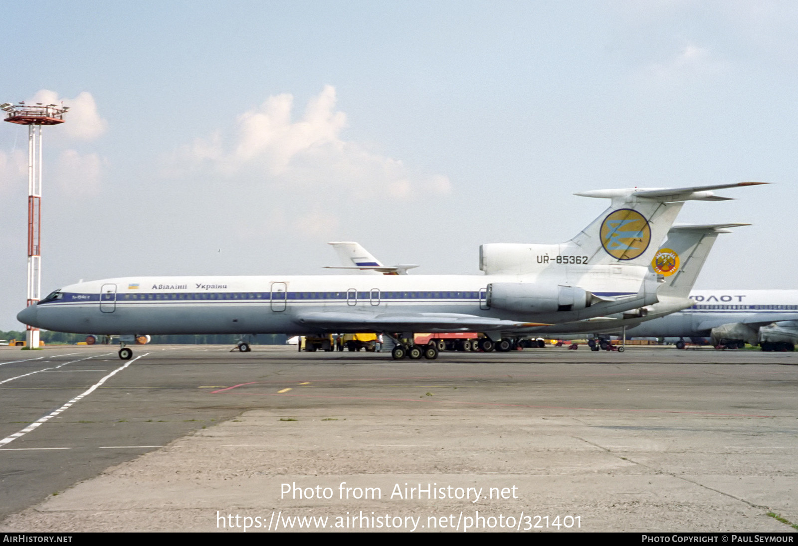 Aircraft Photo of UR-85362 | Tupolev Tu-154B-2 | Air Ukraine | AirHistory.net #321401