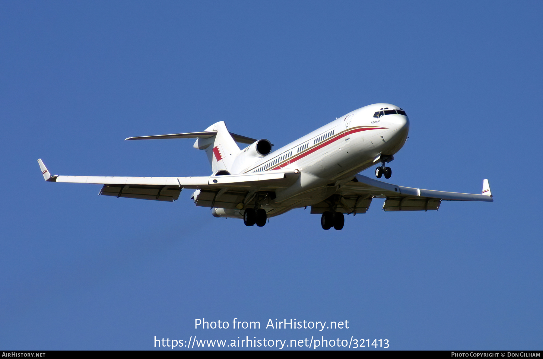 Aircraft Photo of A9C-BA | Boeing 727-2M7/Adv(RE) Super 27 | Bahrain Royal Flight | AirHistory.net #321413