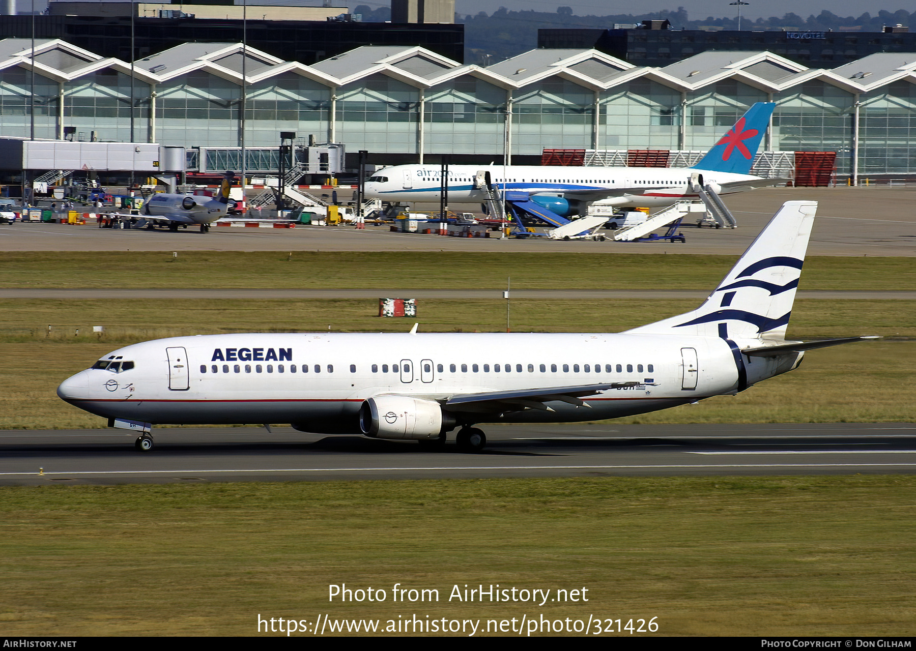 Aircraft Photo of SX-BGR | Boeing 737-408 | Aegean Airlines | AirHistory.net #321426