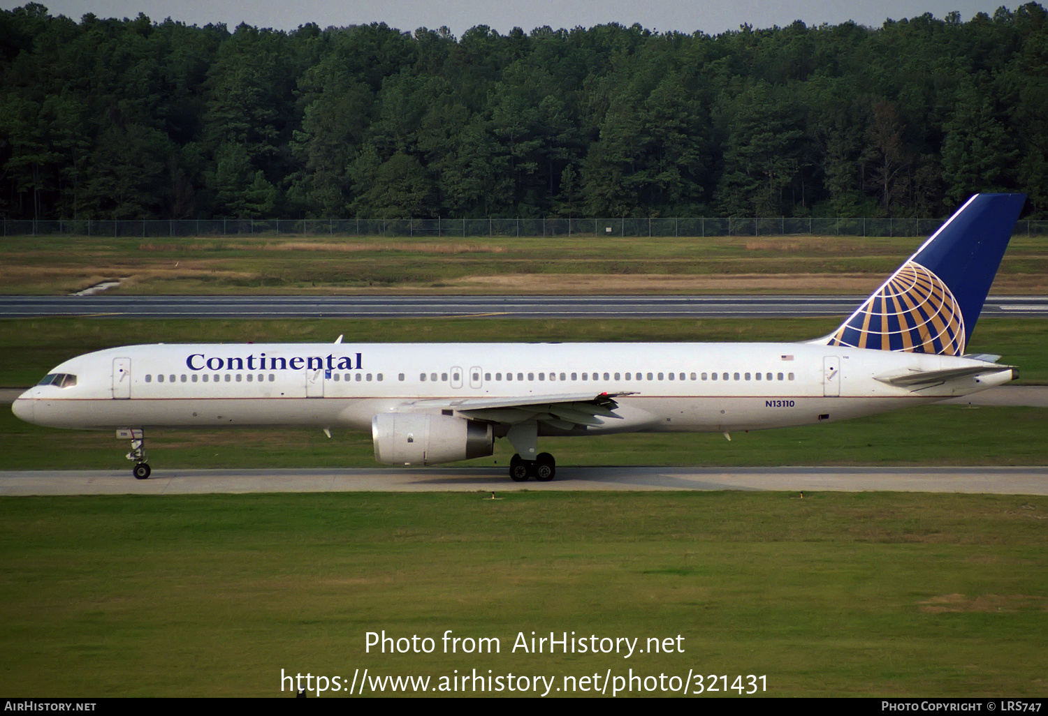 Aircraft Photo of N13110 | Boeing 757-224 | Continental Airlines | AirHistory.net #321431