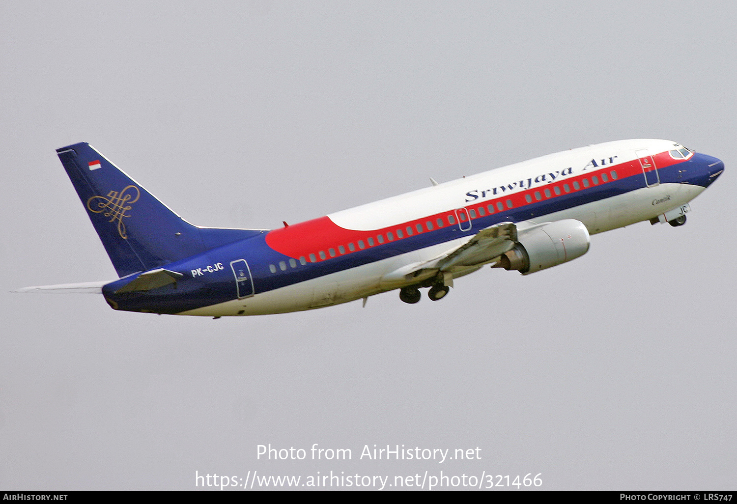 Aircraft Photo of PK-CJC | Boeing 737-33A | Sriwijaya Air | AirHistory.net #321466