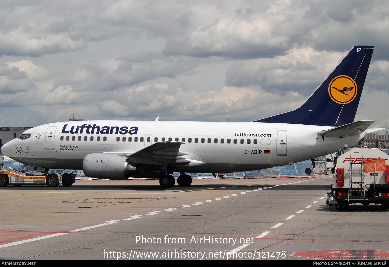 Aircraft Photo of D-ABIP | Boeing 737-530 | Lufthansa | AirHistory.net #321478