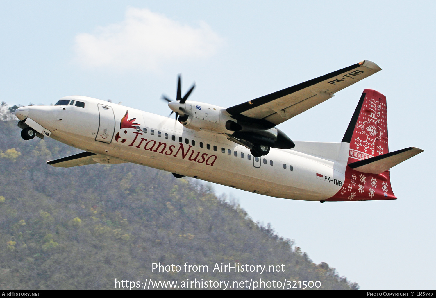 Aircraft Photo of PK-TNB | Fokker 50 | TransNusa Aviation | AirHistory.net #321500