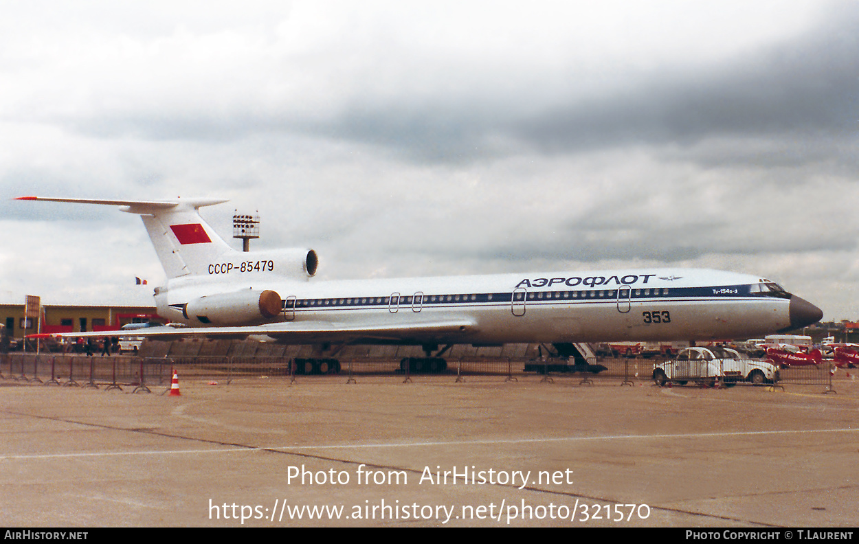 Aircraft Photo of CCCP-85479 | Tupolev Tu-154B-2 | Aeroflot | AirHistory.net #321570