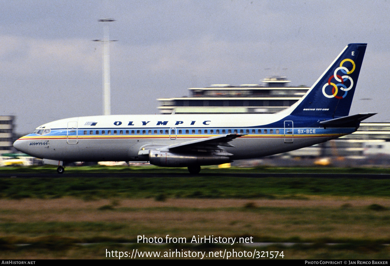 Aircraft Photo of SX-BCE | Boeing 737-284/Adv | Olympic | AirHistory.net #321574