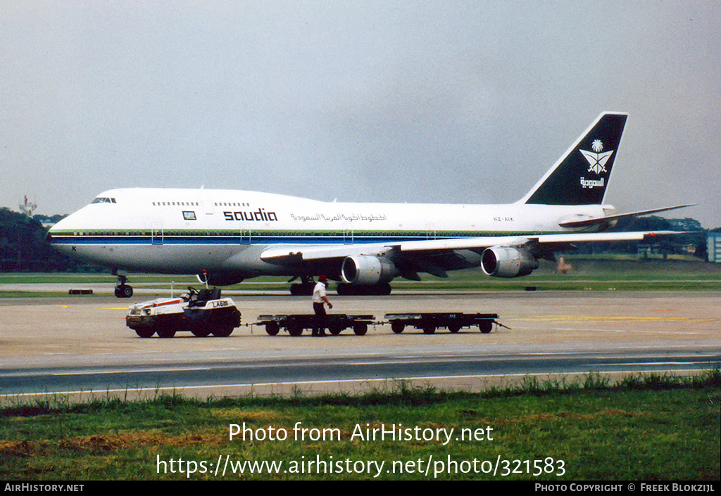 Aircraft Photo of HZ-AIK | Boeing 747-368 | Saudia - Saudi Arabian Airlines | AirHistory.net #321583