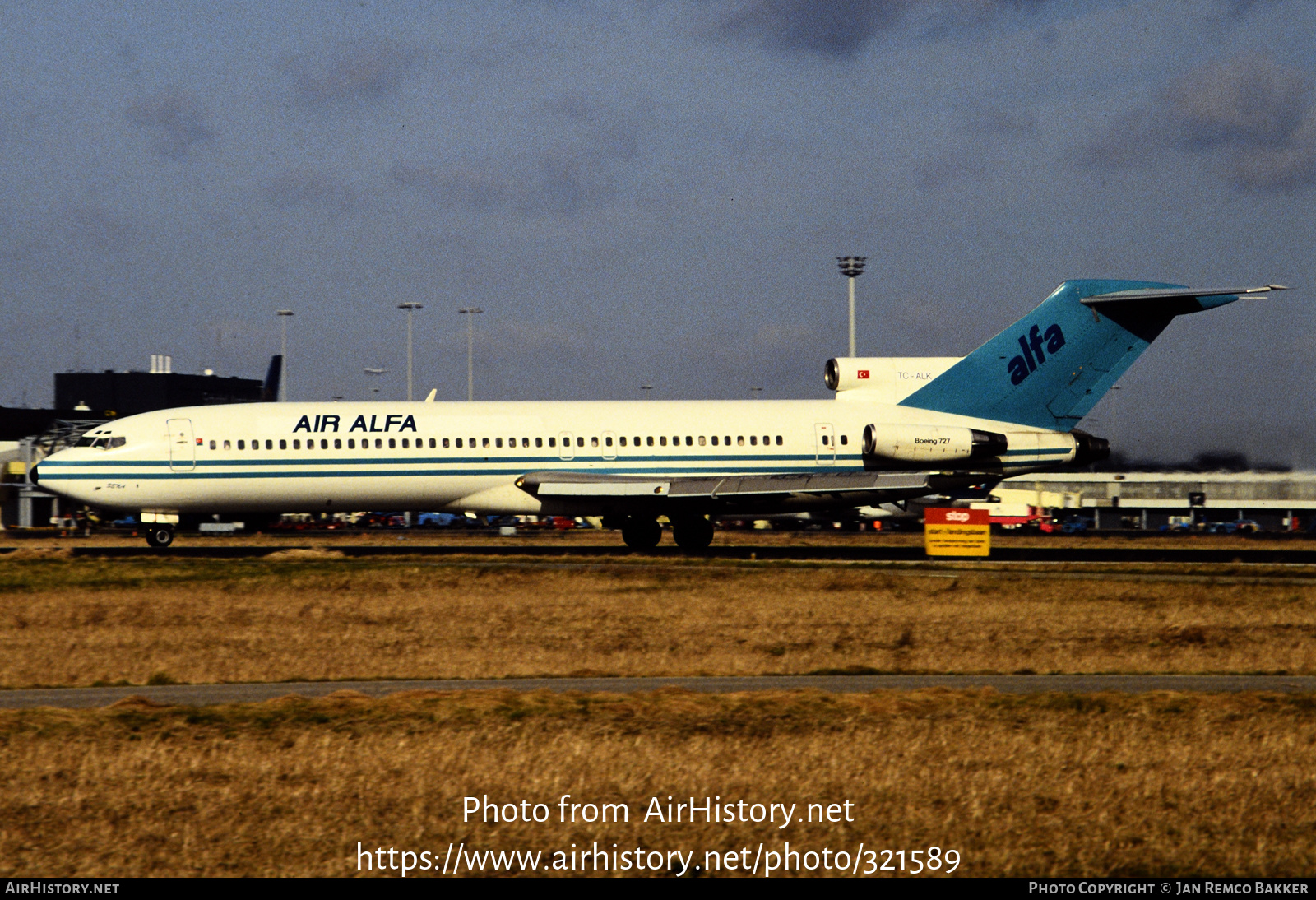 Aircraft Photo of TC-ALK | Boeing 727-230 | Air Alfa | AirHistory.net #321589