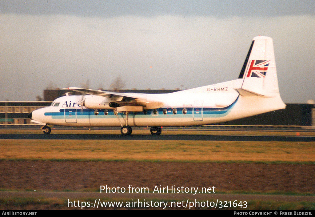 Aircraft Photo of G-BHMZ | Fokker F27-200 Friendship | Air UK | AirHistory.net #321643