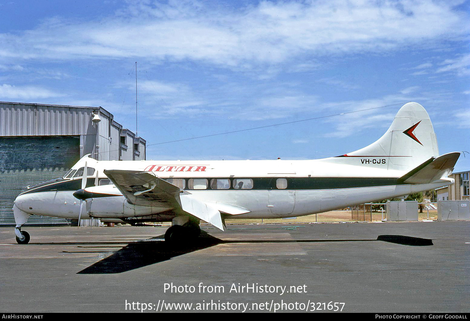 Aircraft Photo of VH-CJS | De Havilland D.H. 114 Heron 1B | Altair | AirHistory.net #321657