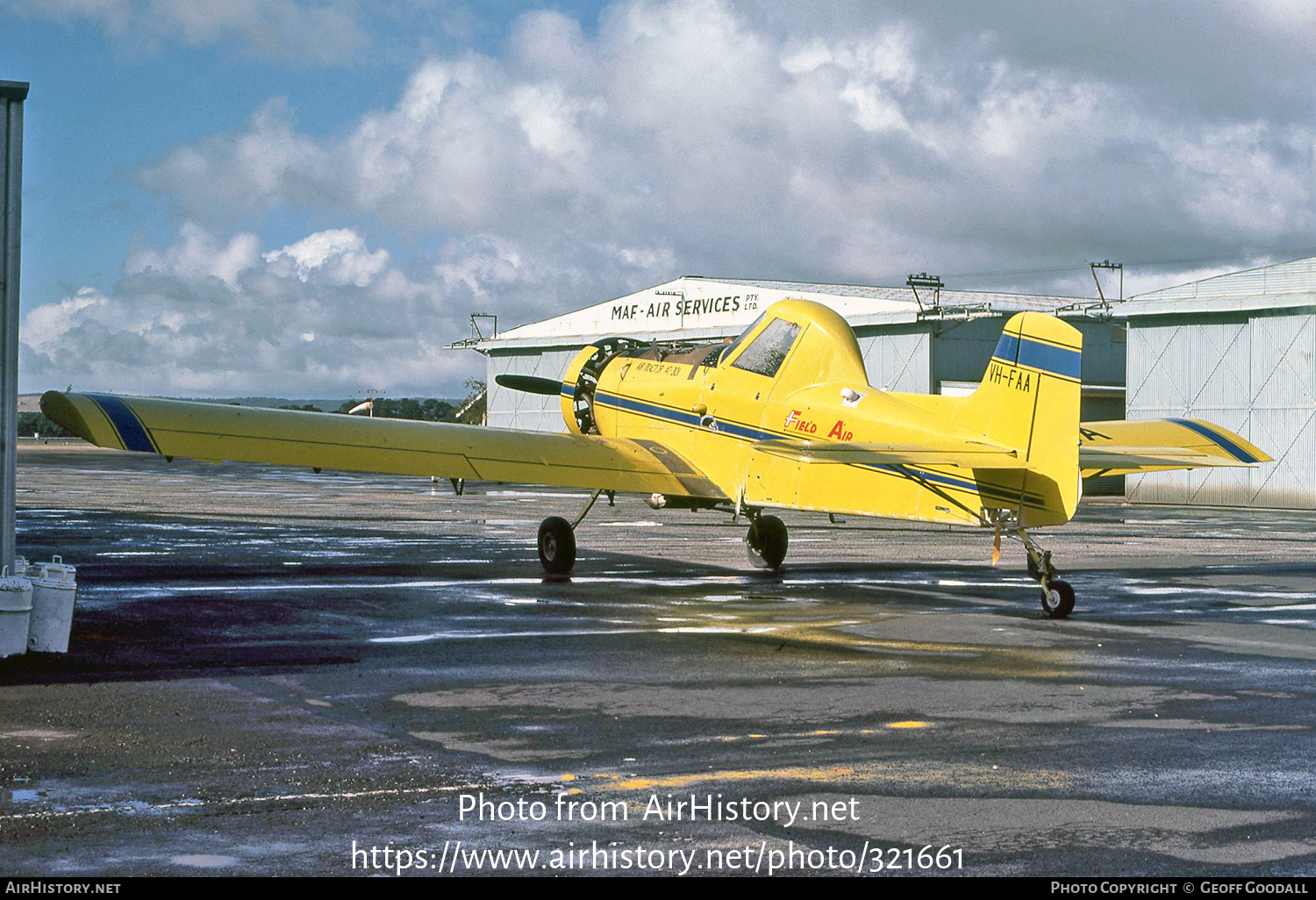 Aircraft Photo of VH-FAA | Air Tractor AT-301 | Field Air | AirHistory.net #321661