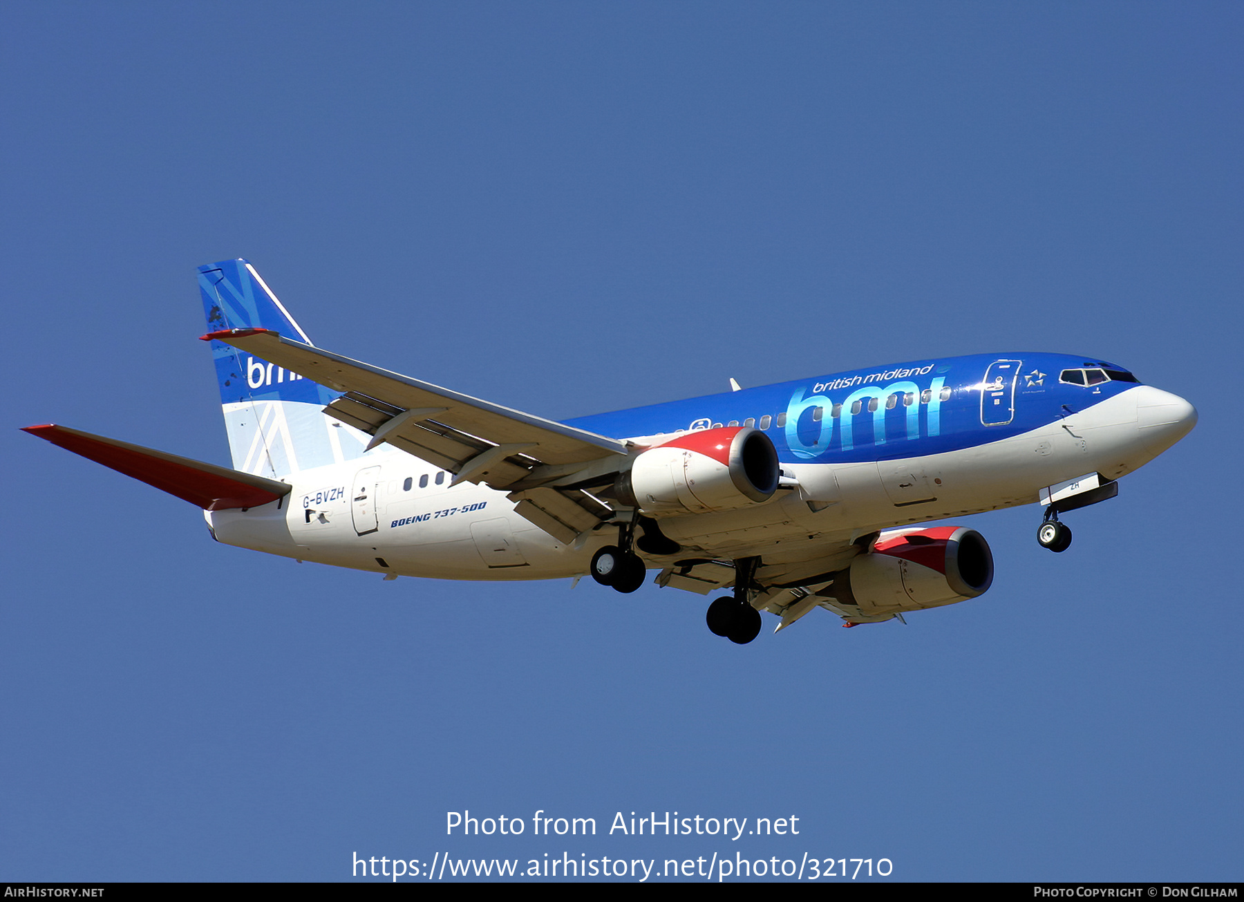 Aircraft Photo of G-BVZH | Boeing 737-5Q8 | BMI - British Midland International | AirHistory.net #321710