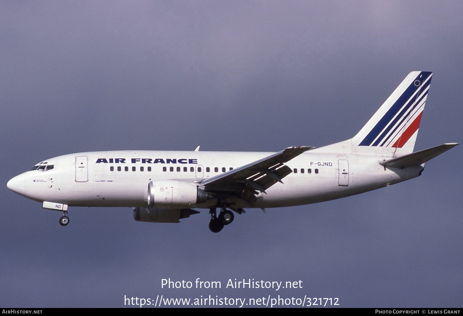 Aircraft Photo of F-GJND | Boeing 737-528 | Air France | AirHistory.net #321712