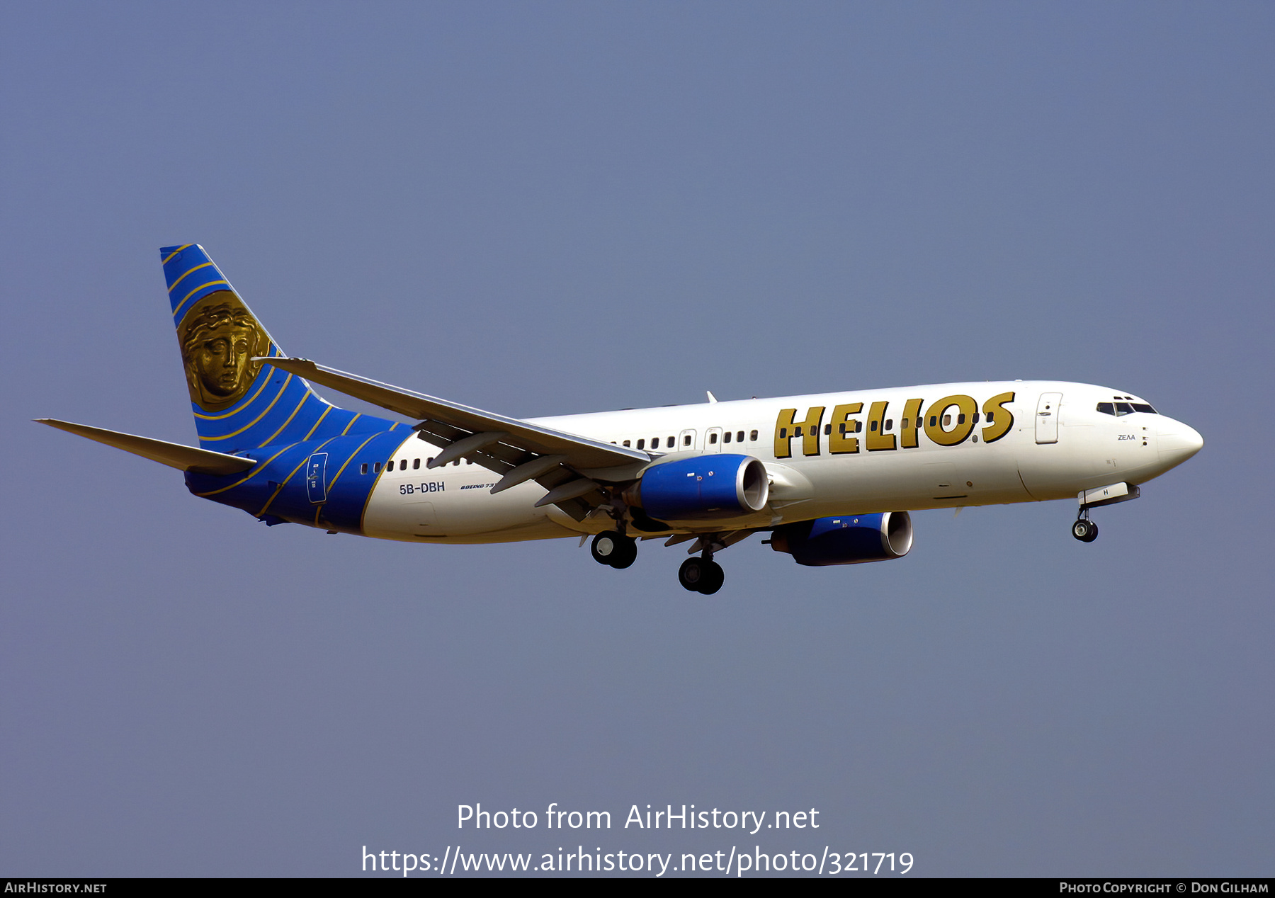 Aircraft Photo of 5B-DBH | Boeing 737-86N | Helios Airways | AirHistory.net #321719