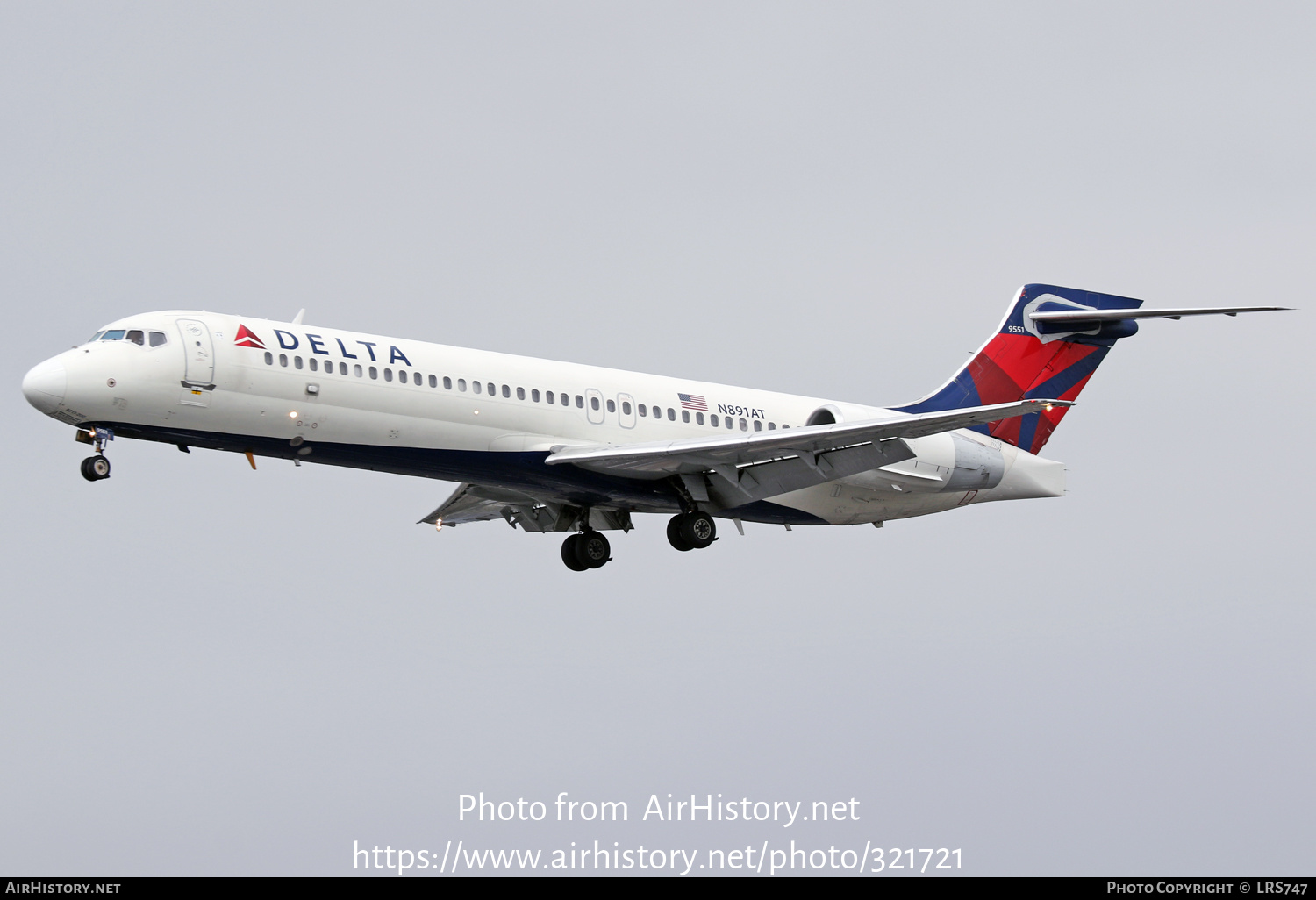 Aircraft Photo of N891AT | Boeing 717-2BD | Delta Air Lines | AirHistory.net #321721