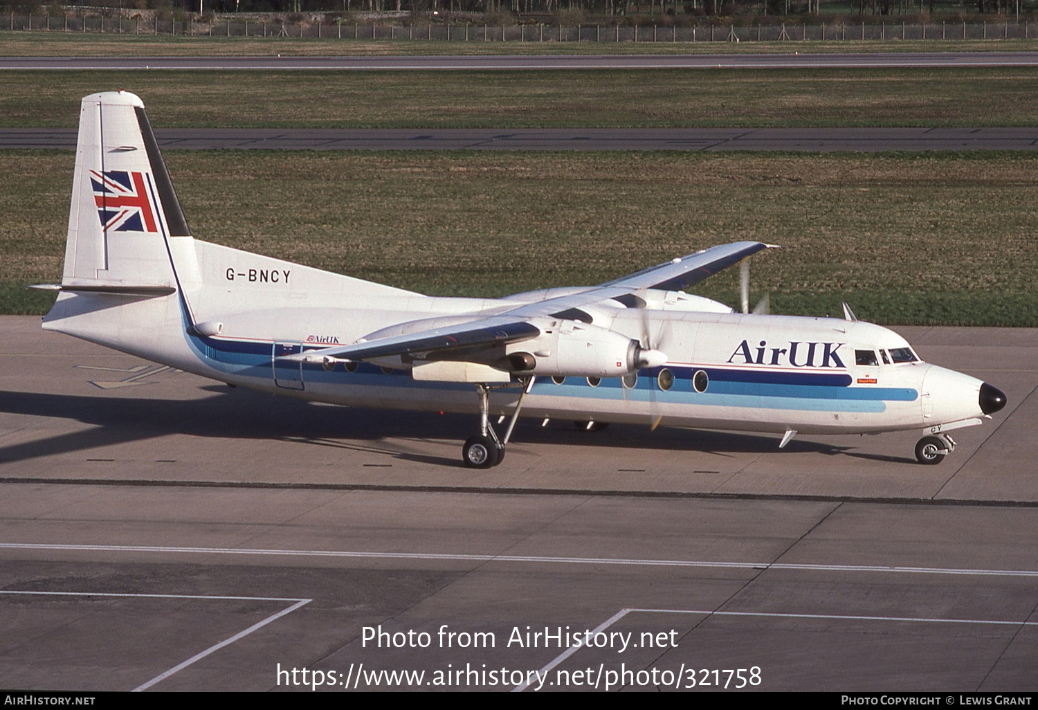 Aircraft Photo of G-BNCY | Fokker F27-500 Friendship | Air UK | AirHistory.net #321758