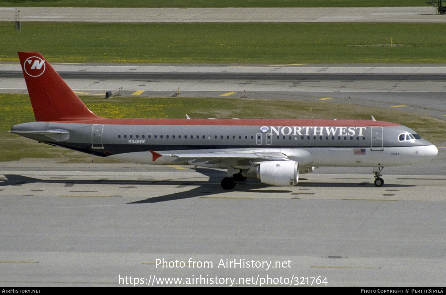 Aircraft Photo of N341NW | Airbus A320-212 | Northwest Airlines | AirHistory.net #321764