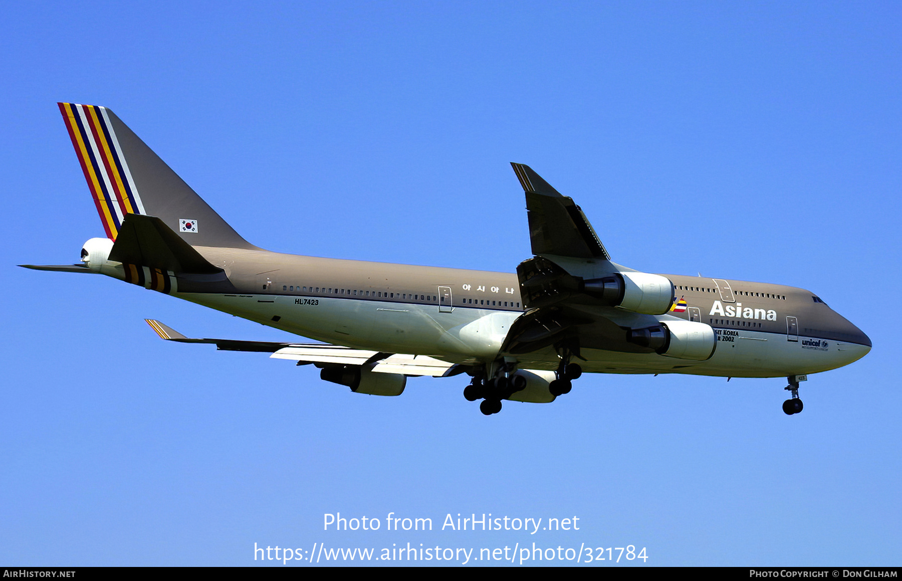 Aircraft Photo of HL7423 | Boeing 747-48EM | Asiana Airlines | AirHistory.net #321784