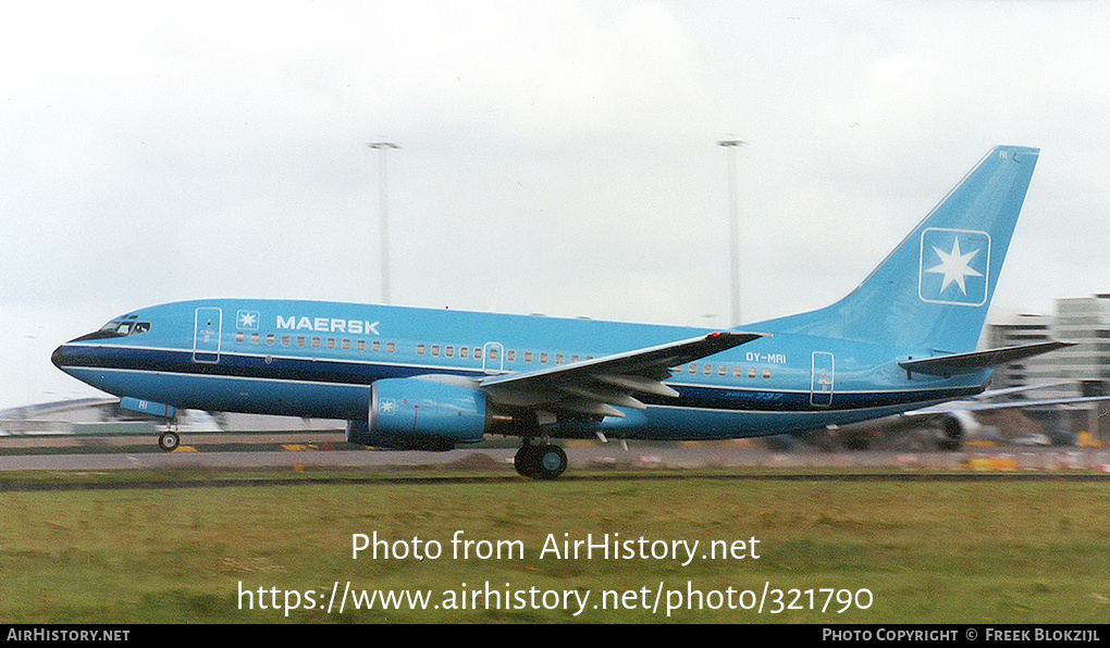 Aircraft Photo of OY-MRI | Boeing 737-7L9 | Maersk Air | AirHistory.net #321790