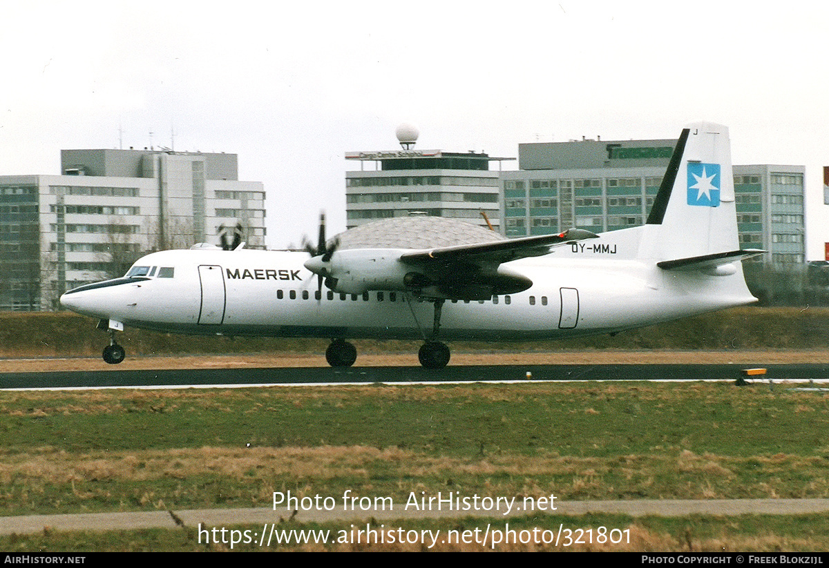 Aircraft Photo of OY-MMJ | Fokker 50 | Maersk Air | AirHistory.net #321801