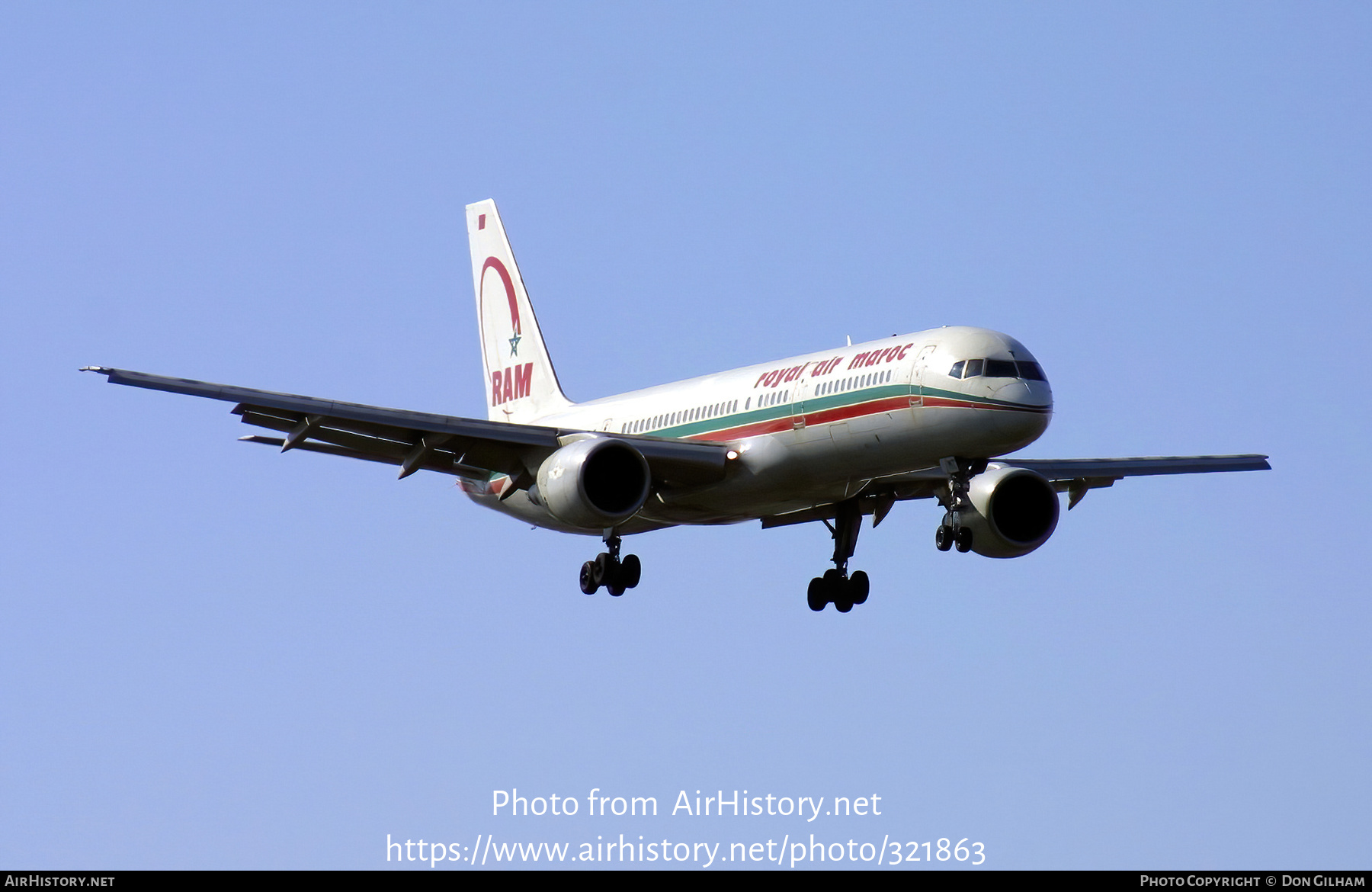 Aircraft Photo of CN-RMT | Boeing 757-2B6 | Royal Air Maroc - RAM | AirHistory.net #321863