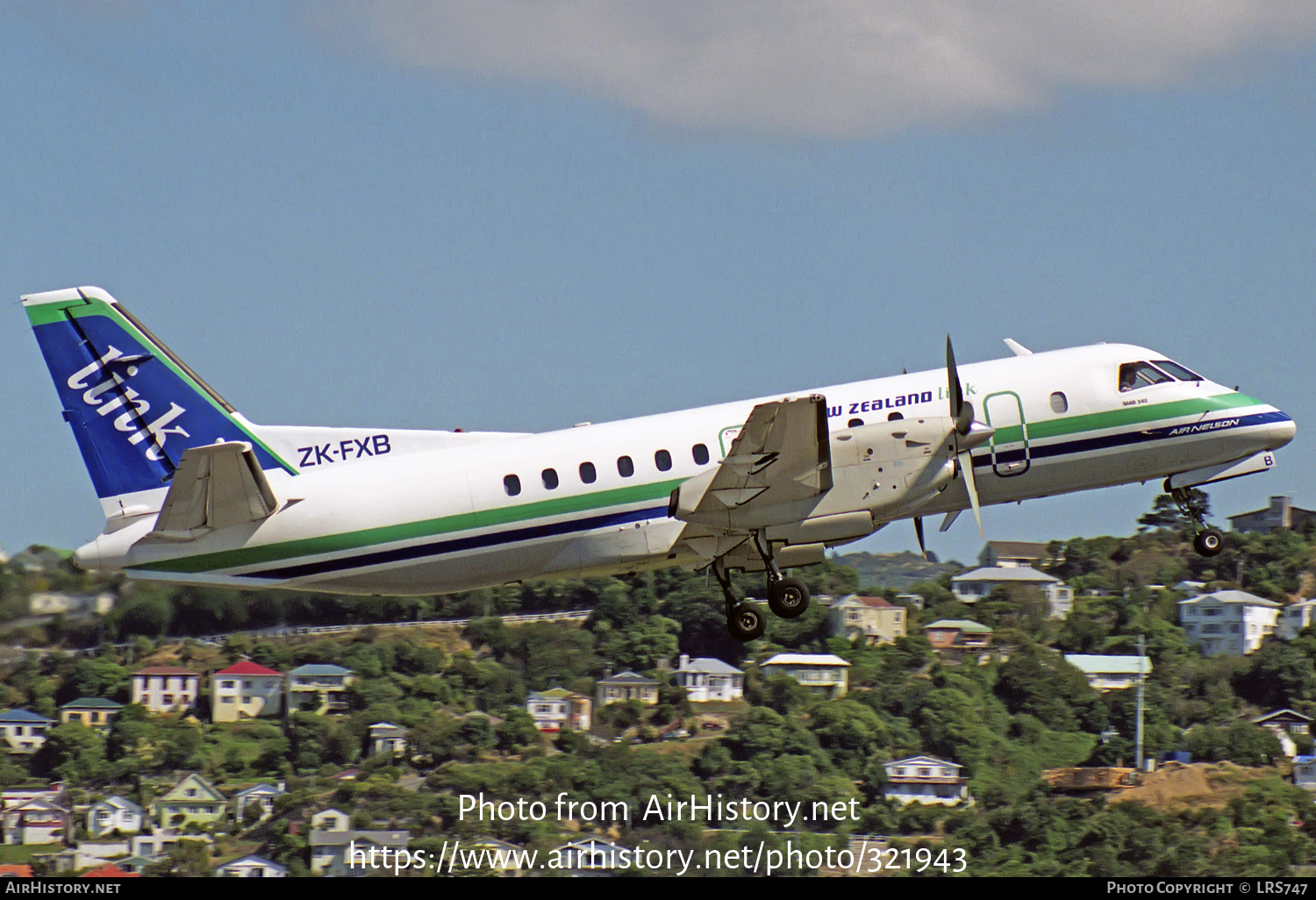 Aircraft Photo of ZK-FXB | Saab 340A | Air New Zealand Link | AirHistory.net #321943