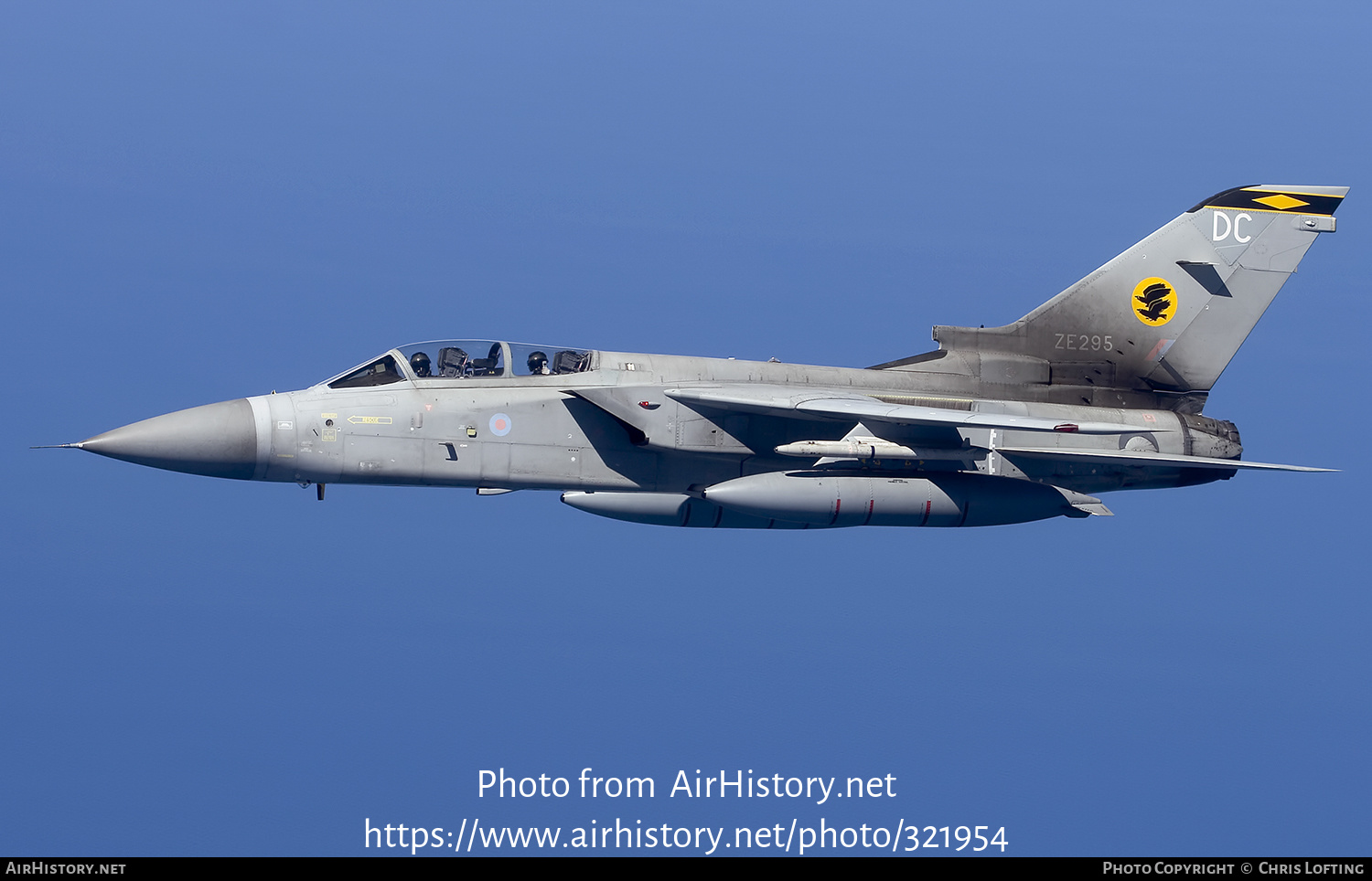 Aircraft Photo of ZE295 | Panavia Tornado F3 | UK - Air Force | AirHistory.net #321954