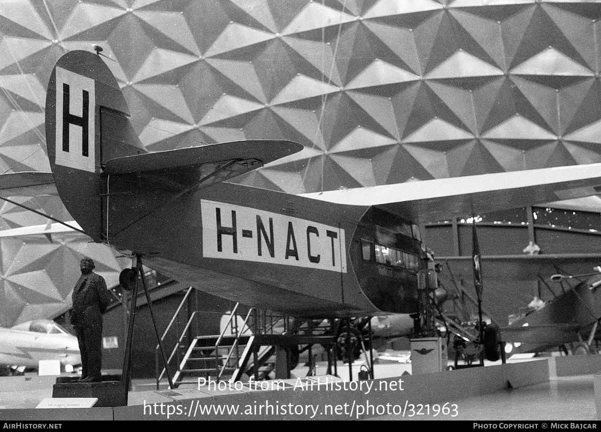 Aircraft Photo of H-NACT | Fokker F.VIIa | KLM - Koninklijke Luchtvaart Maatschappij | AirHistory.net #321963