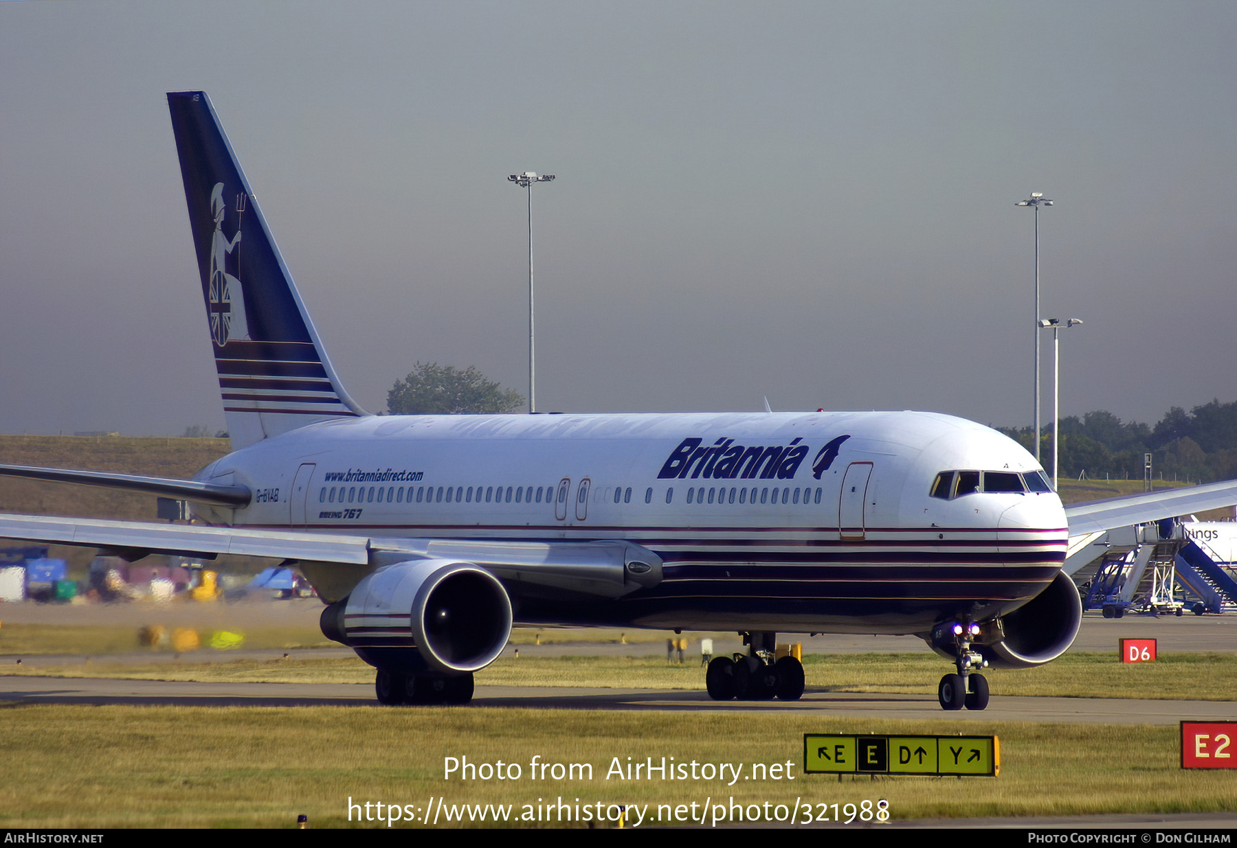 Aircraft Photo of G-BYAB | Boeing 767-204/ER | Britannia Airways | AirHistory.net #321988