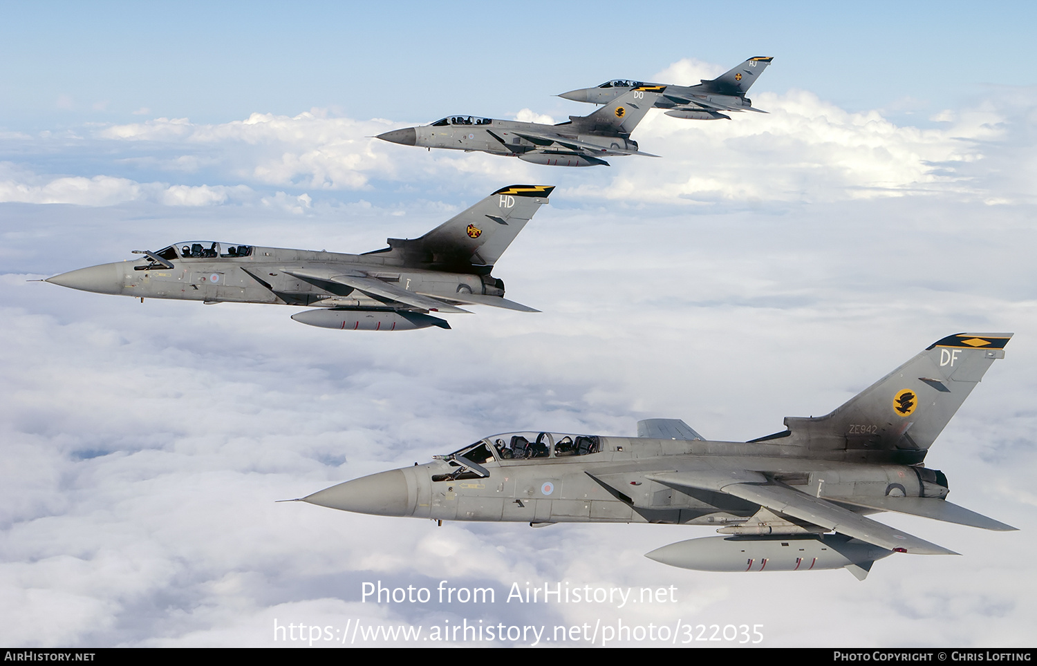 Aircraft Photo of ZE942 | Panavia Tornado F3 | UK - Air Force | AirHistory.net #322035