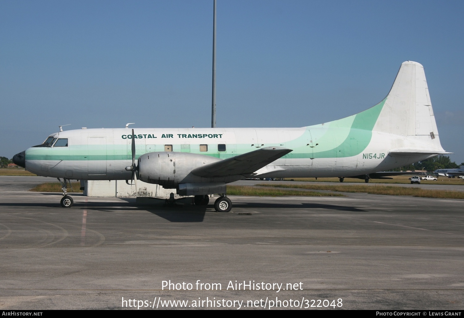 Aircraft Photo of N154JR | Convair 340-32 | Coastal Air Transport | AirHistory.net #322048