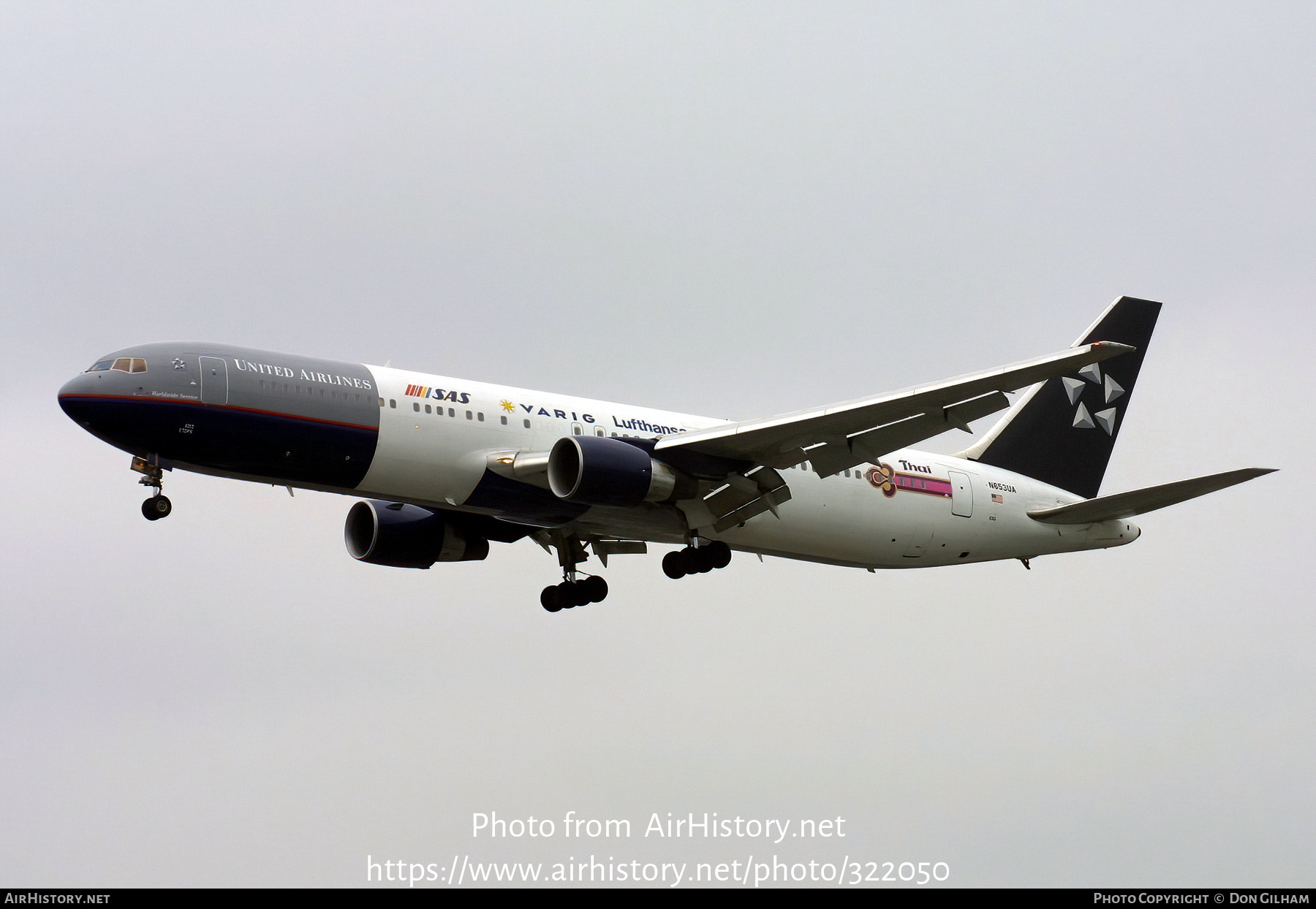 Aircraft Photo of N653UA | Boeing 767-322/ER | United Airlines | AirHistory.net #322050