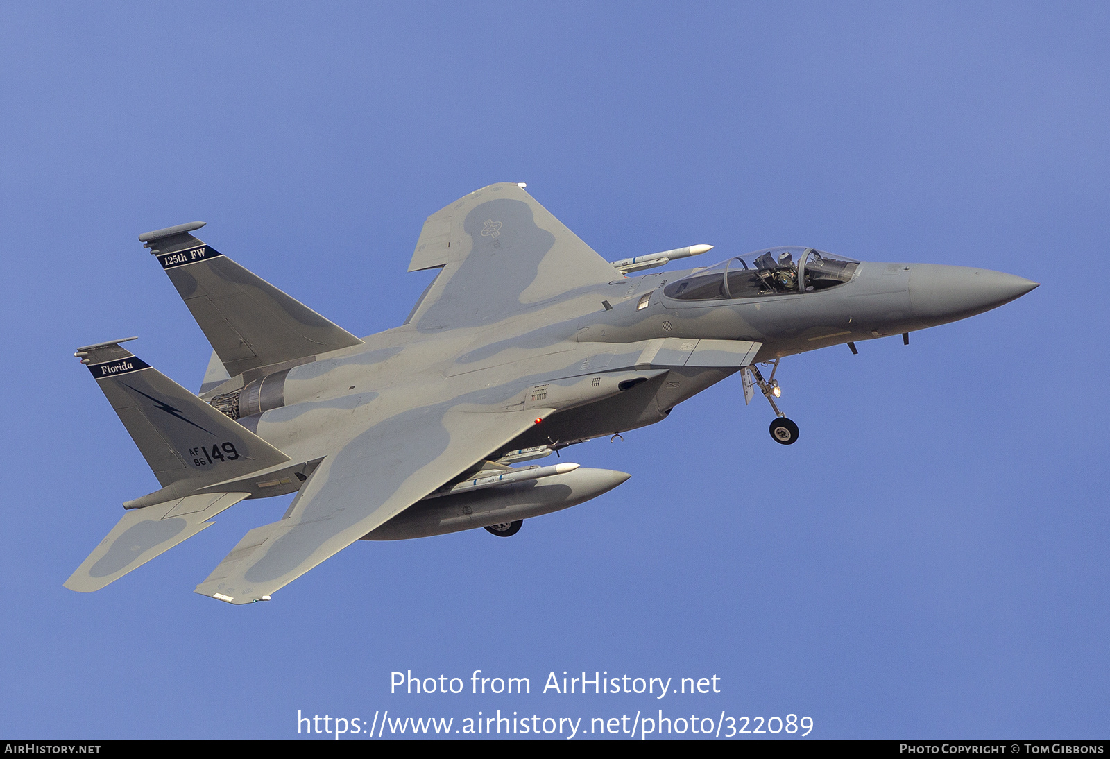 Aircraft Photo of 86-0149 | McDonnell Douglas F-15C Eagle | USA - Air Force | AirHistory.net #322089