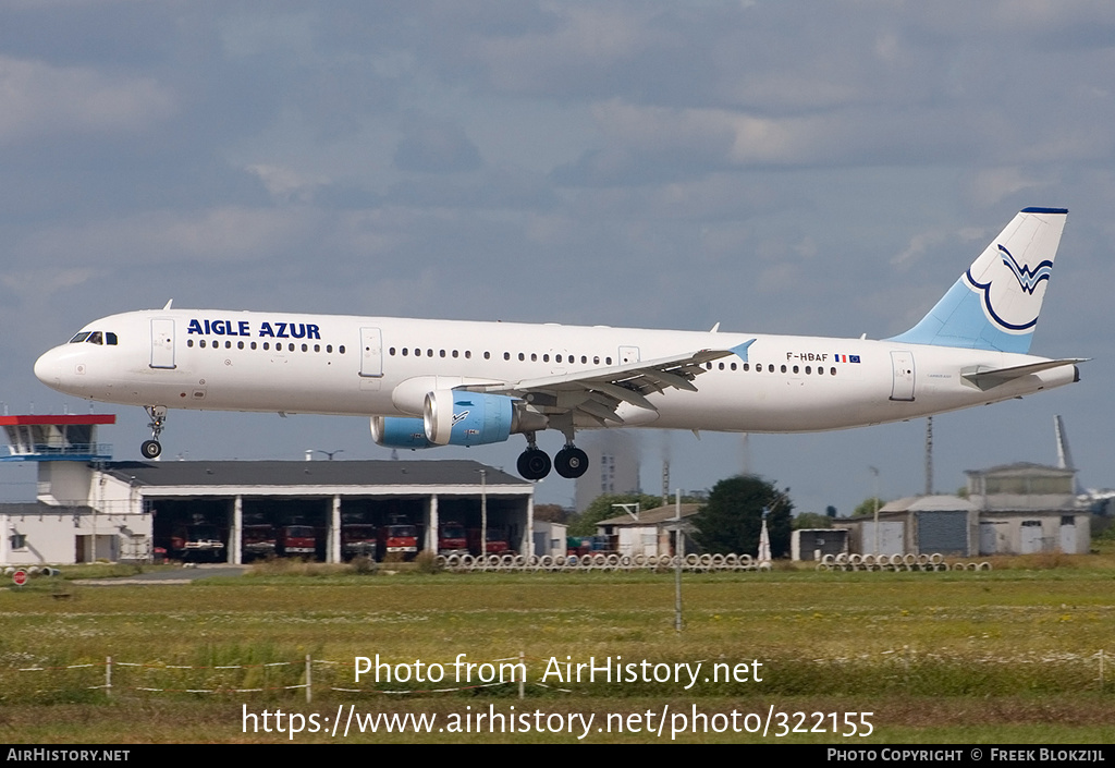 Aircraft Photo of F-HBAF | Airbus A321-211 | Aigle Azur | AirHistory.net #322155