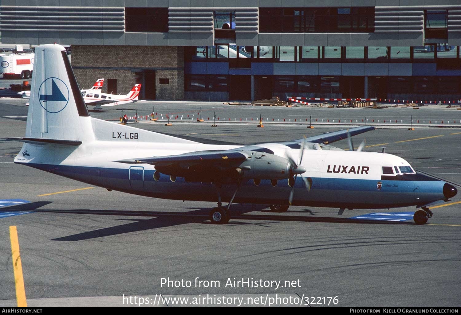 Aircraft Photo of LX-LGB | Fokker F27-100 Friendship | Luxair | AirHistory.net #322176