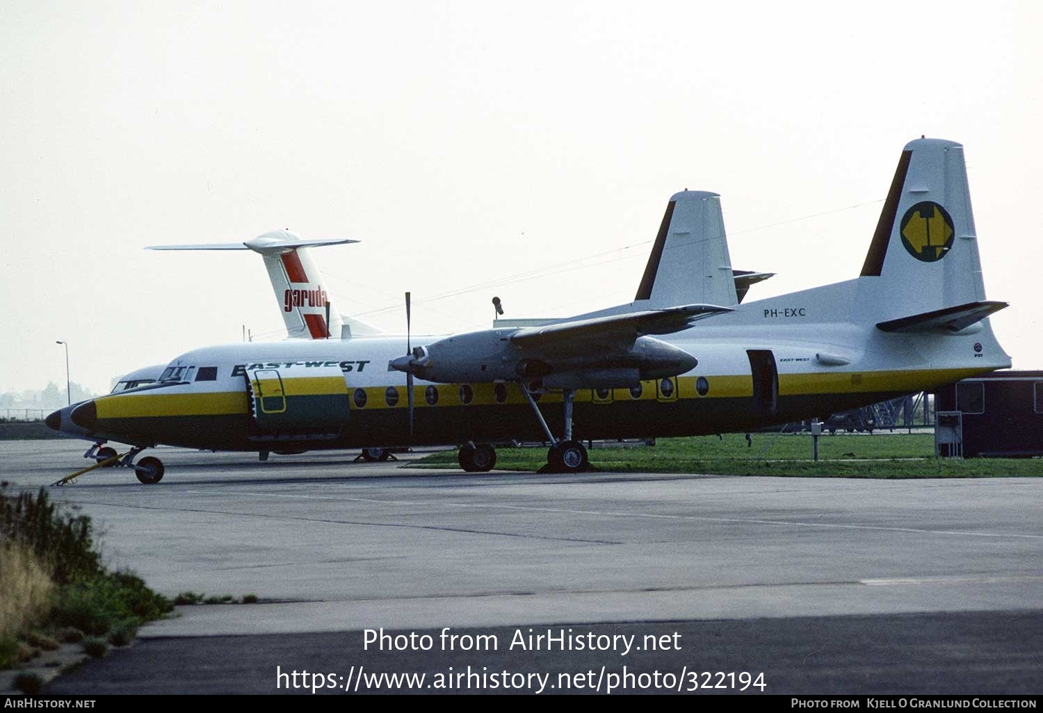 Aircraft Photo of PH-EXC | Fokker F27-500 Friendship | East-West Airlines | AirHistory.net #322194