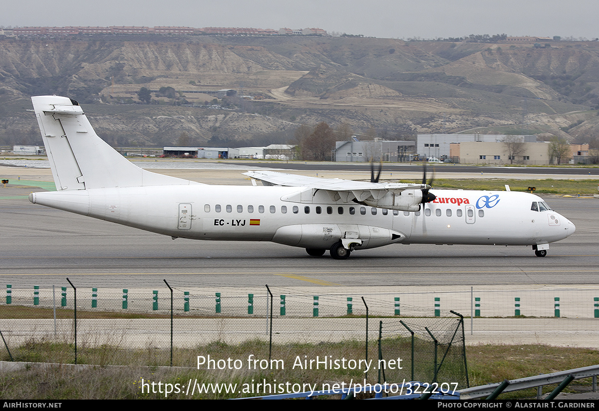 Aircraft Photo of EC-LYJ | ATR ATR-72-500 (ATR-72-212A) | Air Europa | AirHistory.net #322207