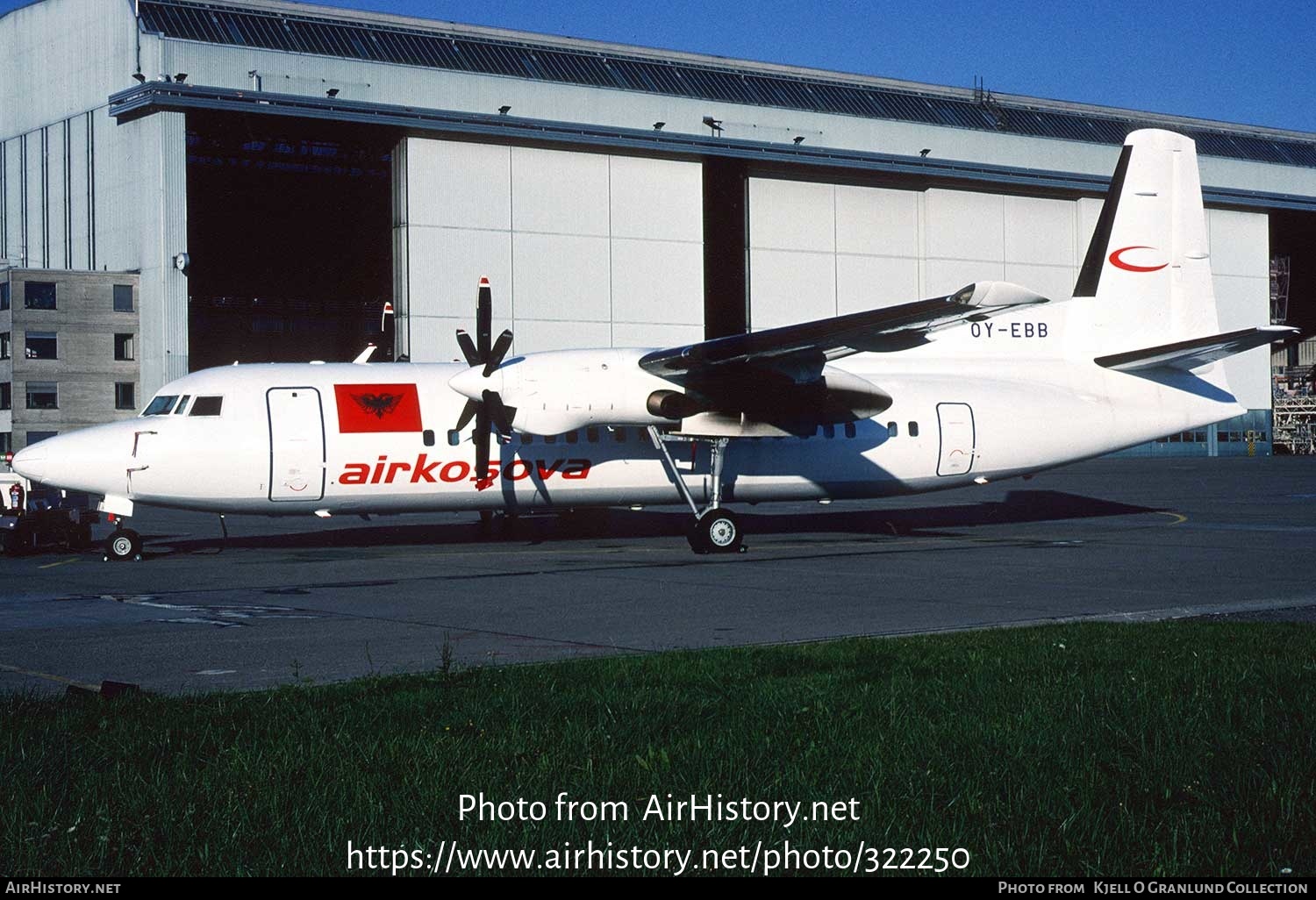 Aircraft Photo of OY-EBB | Fokker 50 | Air Kosova | AirHistory.net #322250