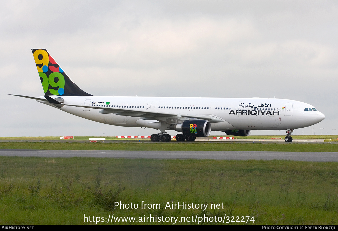 Aircraft Photo of 5A-ONH | Airbus A330-202 | Afriqiyah Airways | AirHistory.net #322274