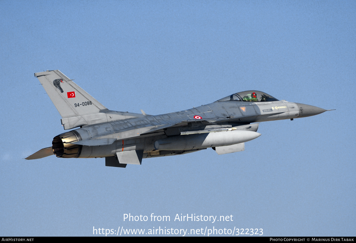 Aircraft Photo of 94-0086 | Lockheed Martin F-16CJ Fighting Falcon | Turkey - Air Force | AirHistory.net #322323