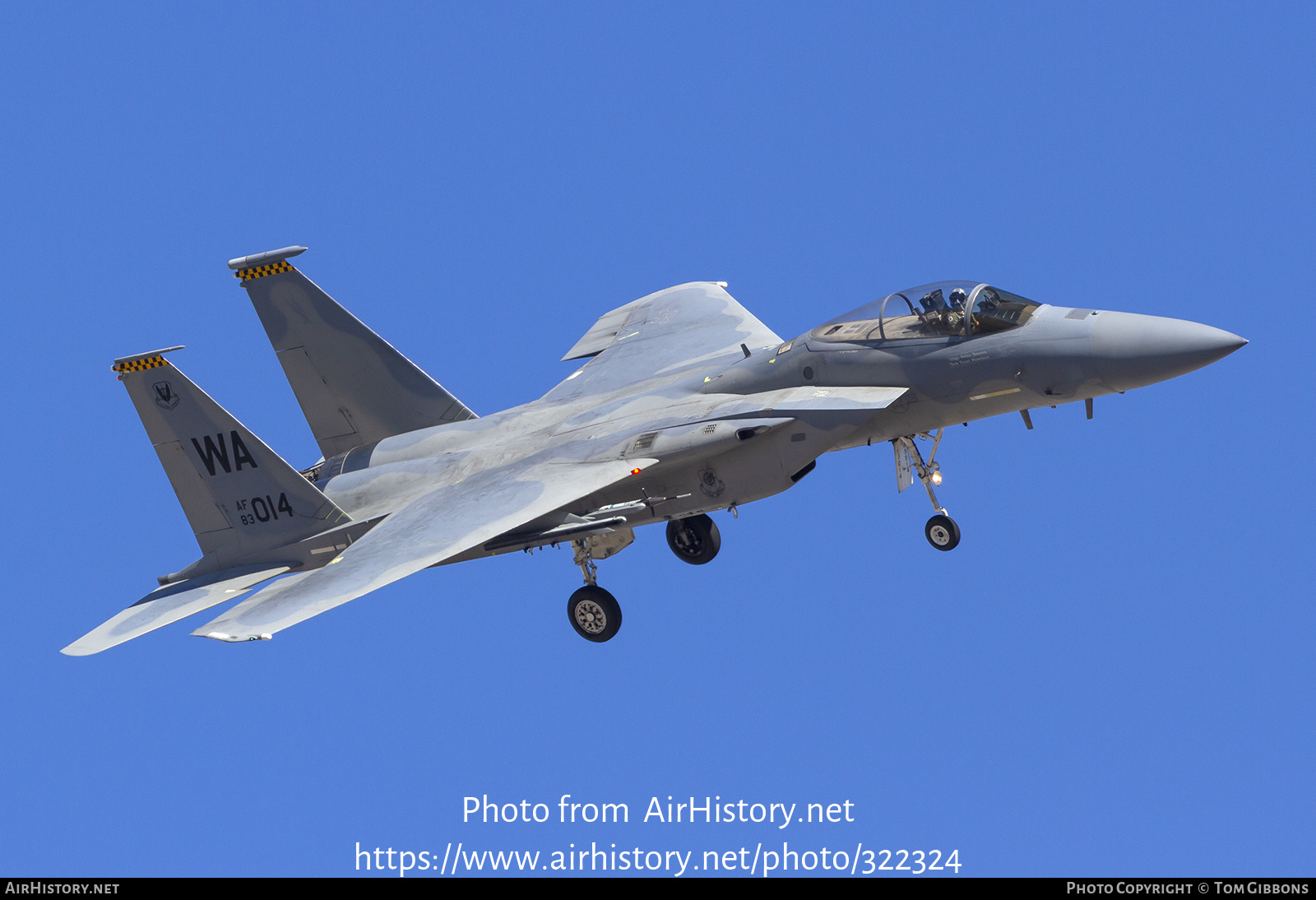 Aircraft Photo of 83-0014 / AF83-014 | McDonnell Douglas F-15C Eagle | USA - Air Force | AirHistory.net #322324
