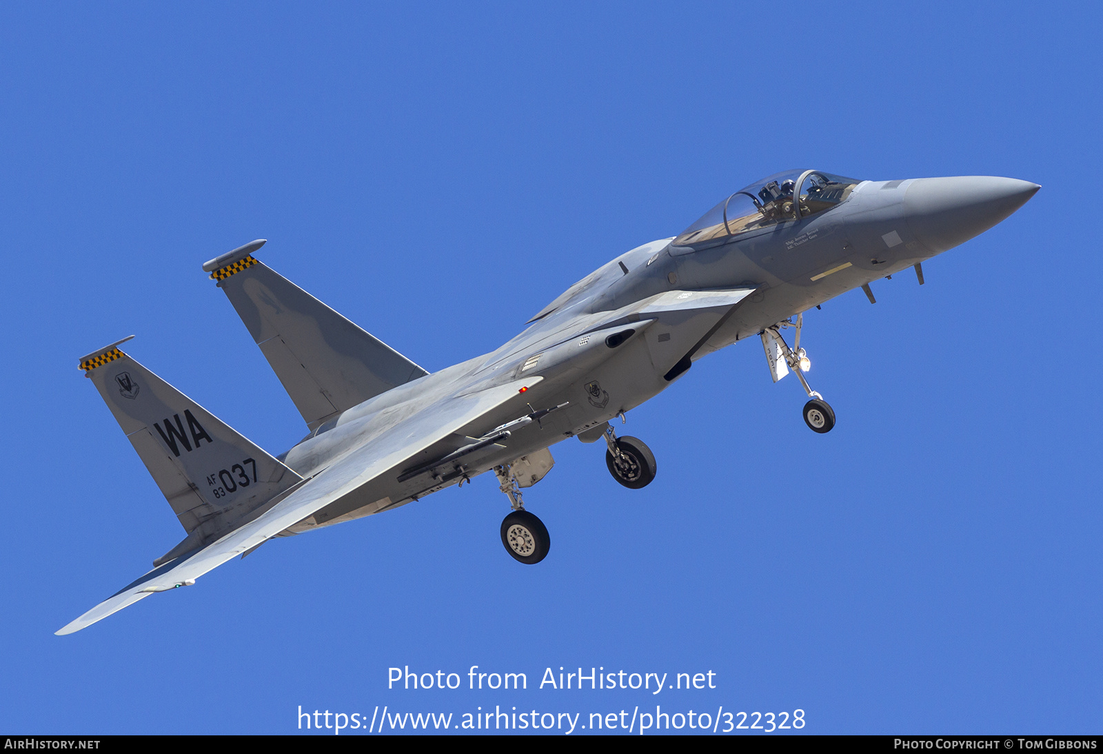 Aircraft Photo of 83-0037 / AF83-037 | McDonnell Douglas F-15C Eagle | USA - Air Force | AirHistory.net #322328