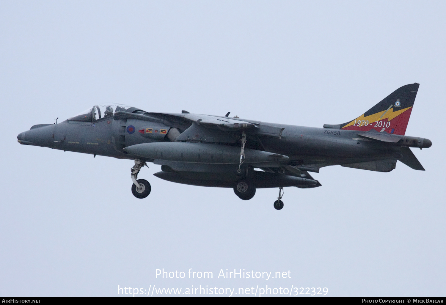 Aircraft Photo of ZG858 | British Aerospace Harrier GR9 | UK - Air Force | AirHistory.net #322329