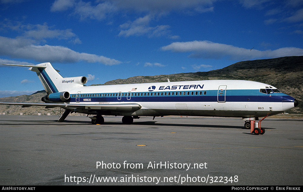 Aircraft Photo of N8863E | Boeing 727-225/Adv | Eastern Air Lines | AirHistory.net #322348