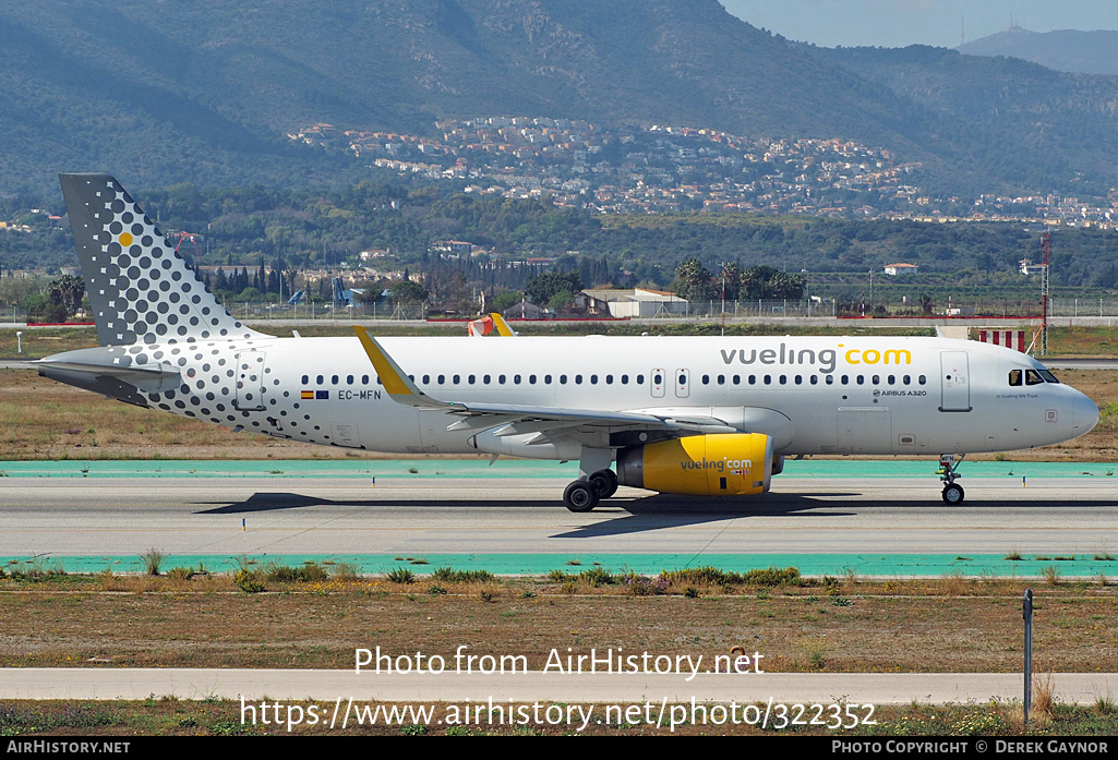 Aircraft Photo of EC-MFN | Airbus A320-232 | Vueling Airlines | AirHistory.net #322352