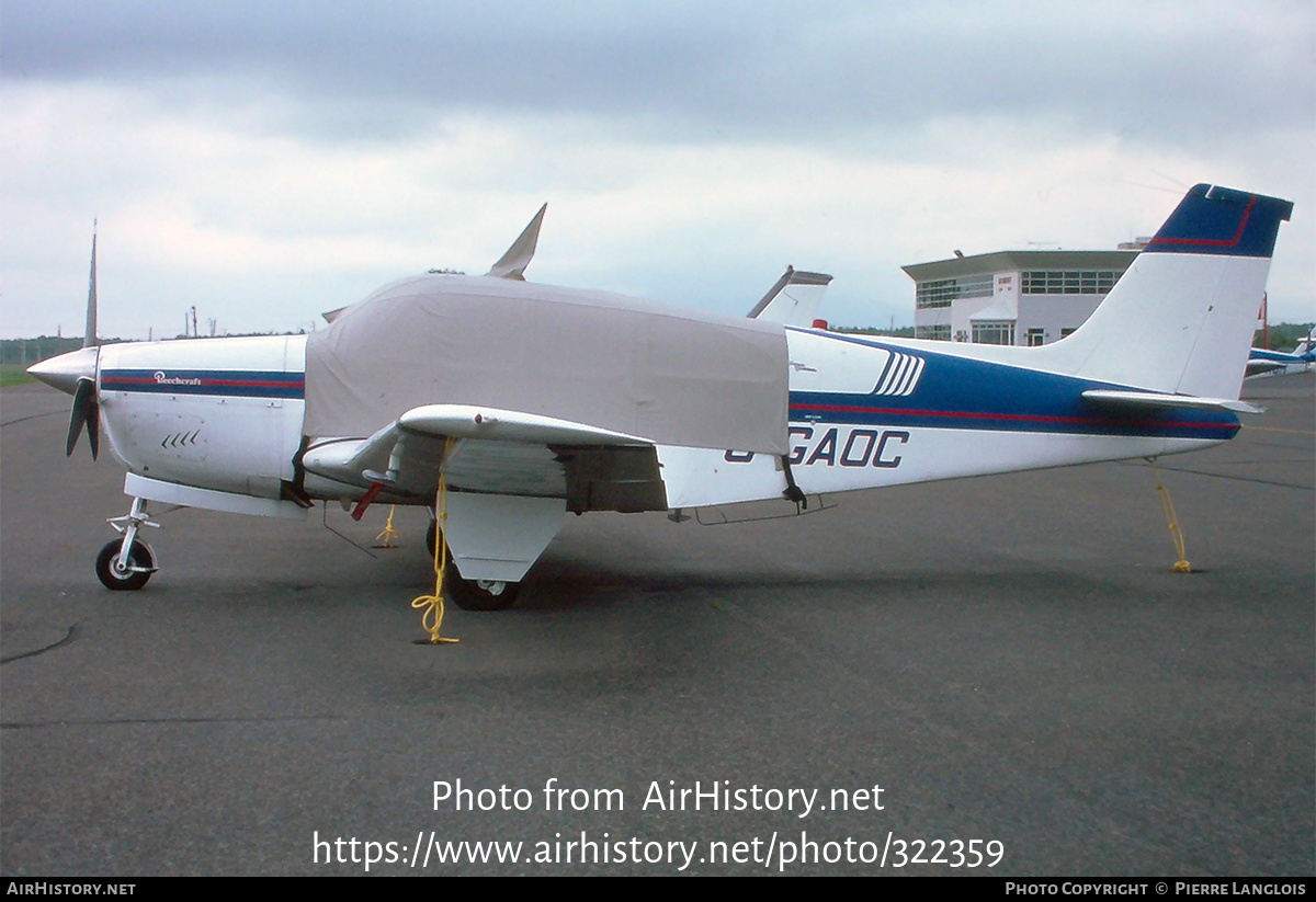 Aircraft Photo of C-GAOC | Beech C33 Debonair | AirHistory.net #322359