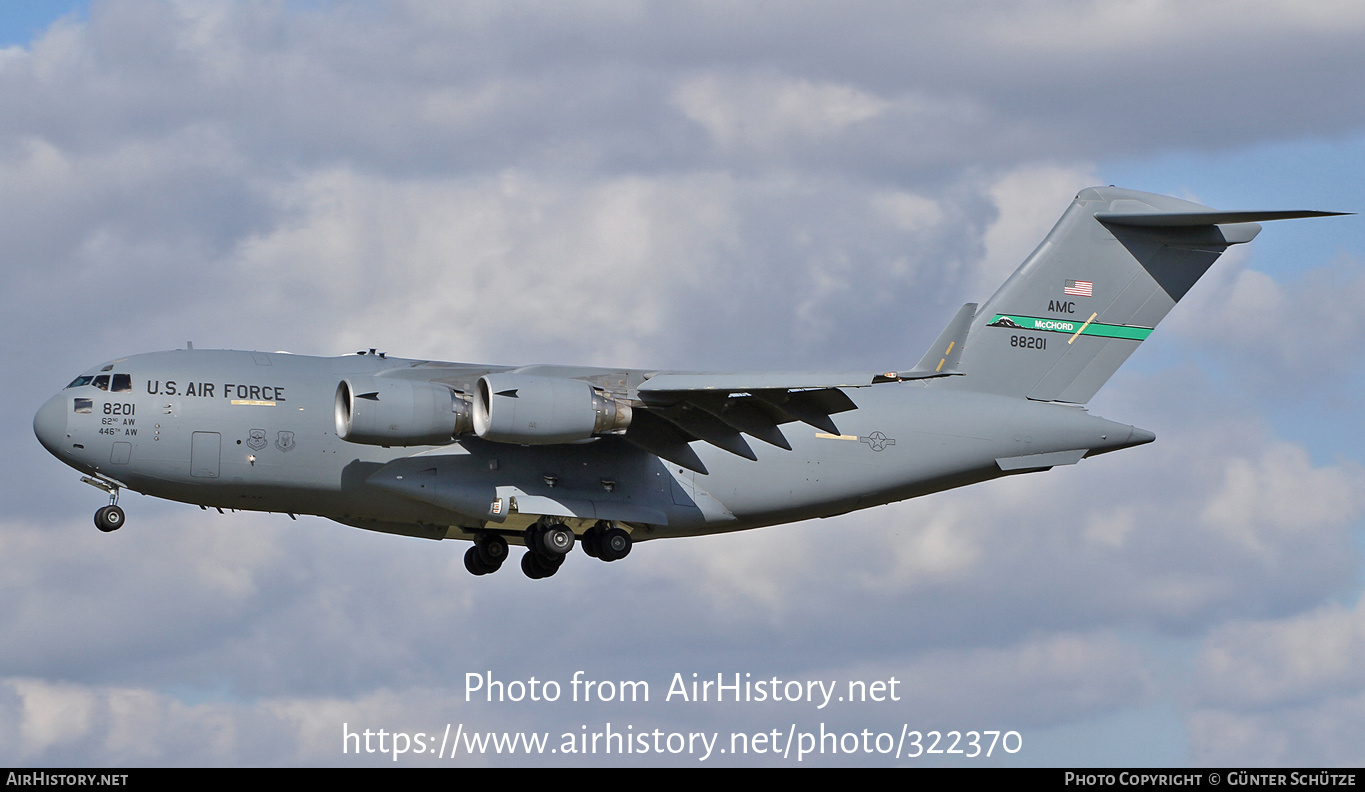 Aircraft Photo of 08-8201 / 88201 | Boeing C-17A Globemaster III | USA - Air Force | AirHistory.net #322370