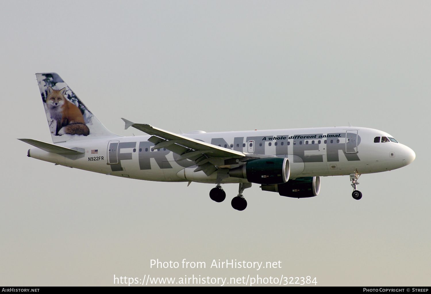 Aircraft Photo of N922FR | Airbus A319-111 | Frontier Airlines | AirHistory.net #322384